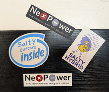 Load image into Gallery viewer, Salty battery sticker
